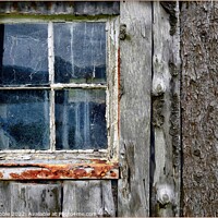 Buy canvas prints of Window and timber by Chris Drabble
