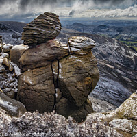 Buy canvas prints of Upper Tor, Kinder Scout by Chris Drabble