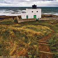 Buy canvas prints of Black Rocks Point Lighthouse in colour by Chris Drabble