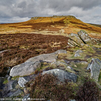 Buy canvas prints of Higger Tor form Carl Wark by Chris Drabble