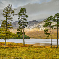 Buy canvas prints of Loch Clair and Ben Eighe in Autumn by Chris Drabble