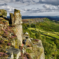 Buy canvas prints of Belaying at the Pinnacle Stone by Chris Drabble