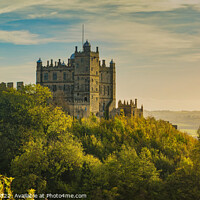 Buy canvas prints of Bolsover Castle in sunset light by Chris Drabble