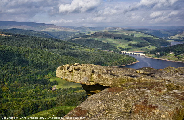 The view from Bamford Edge (2) Picture Board by Chris Drabble
