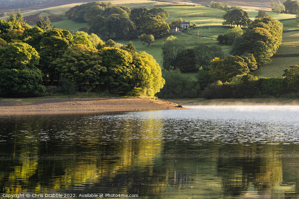 Ladybower colours Picture Board by Chris Drabble