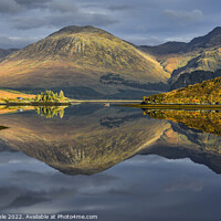 Buy canvas prints of Loch Long reflection (2) by Chris Drabble