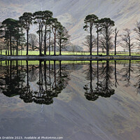 Buy canvas prints of Buttermere reflections by Chris Drabble