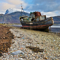 Buy canvas prints of The wreck of the Golden Harvest by Chris Drabble
