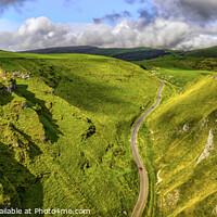 Buy canvas prints of Winnats Pass Panoramic (revisited) by Chris Drabble