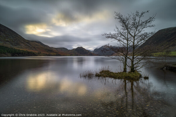 Crummock Water first light Picture Board by Chris Drabble