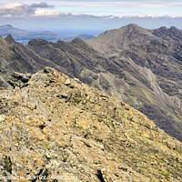 Buy canvas prints of Looking to Sgurr nan Gillean and Am Basteir  by Chris Drabble