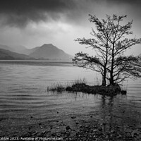 Buy canvas prints of Crummock Water in monochrome by Chris Drabble