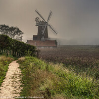 Buy canvas prints of Cley-next-the-Sea , Windmill (6) by Chris Drabble