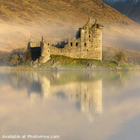 Buy canvas prints of Kilchurn Castle at dawn by Chris Drabble