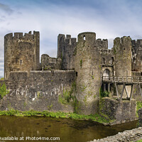 Buy canvas prints of Caerphilly Castle by Chris Drabble