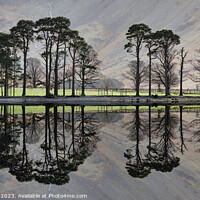 Buy canvas prints of The Buttermere sentinels by Chris Drabble