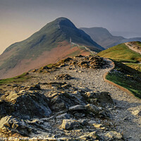 Buy canvas prints of Catbells with an imminent Storm by Chris Drabble