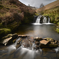 Buy canvas prints of Fairbrook Waterfall  by Chris Drabble