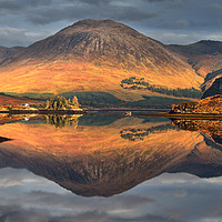 Buy canvas prints of Loch Long Reflections by Chris Drabble