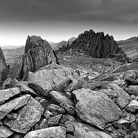 Buy canvas prints of Castle of the Winds, Glyder Fach, Snowdonia, Wales by Chris Drabble