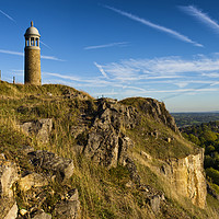 Buy canvas prints of Crich Stand. Memorial of the Sherwood Foresters by Chris Drabble