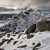 Buy canvas prints of Ben Cruachan from Drochaid Ghlas by Chris Drabble