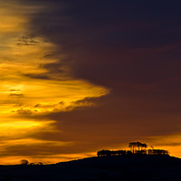 Buy canvas prints of December sunrise at Minninglow (2) by Chris Drabble