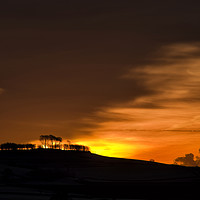 Buy canvas prints of December sunrise at Minninglow (4) by Chris Drabble