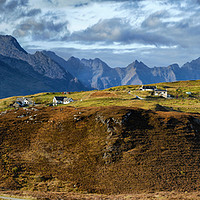 Buy canvas prints of Elgol and the Cuillin Hills                        by Chris Drabble