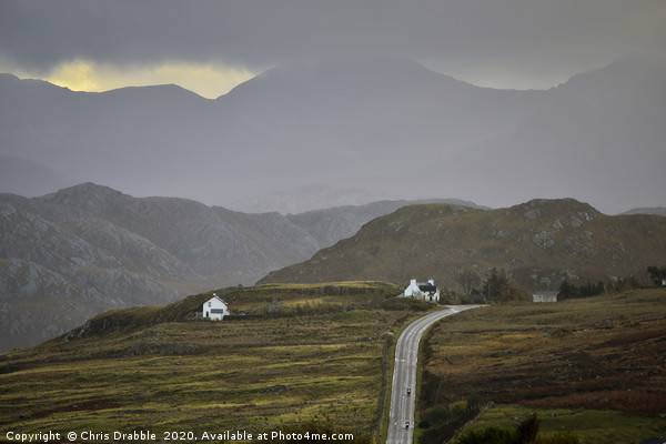 An Teallach from the A832                          Picture Board by Chris Drabble