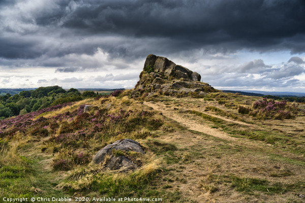 Ashover Stone, the Peak District, England (2)  Picture Board by Chris Drabble