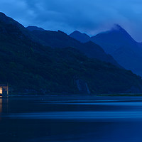 Buy canvas prints of A Floodlit Eilean Donan Castle                     by Chris Drabble