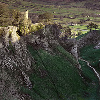Buy canvas prints of Deep shadows in Cave Dale					 by Chris Drabble