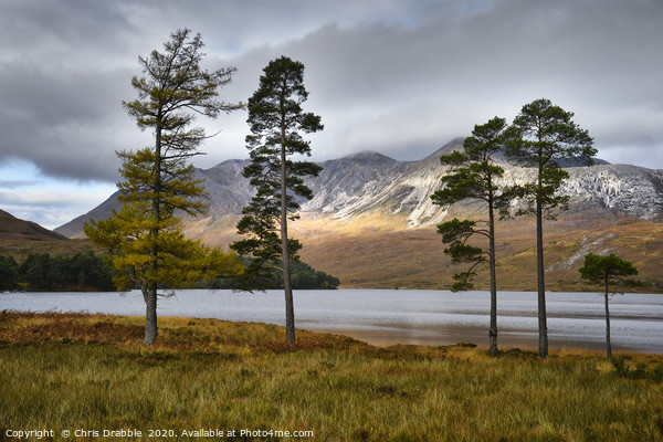 Beinn Eighe from Loch Clair                        Picture Board by Chris Drabble