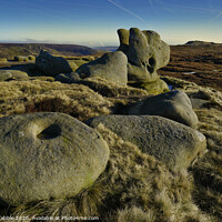 Buy canvas prints of Along the Southern Edges of Kinder Scout by Chris Drabble