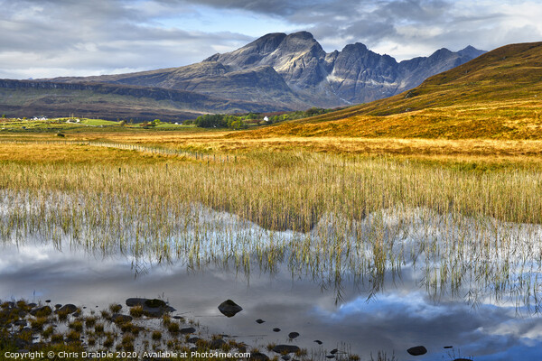 Bla Bheinn from Loch Cill Chriosd Picture Board by Chris Drabble
