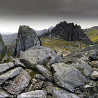 Buy canvas prints of Castle of the Winds, Glyder Fach by Chris Drabble