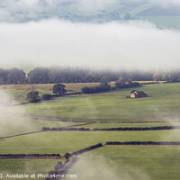 Buy canvas prints of Cloud inversion over the Derwent Valley by Chris Drabble