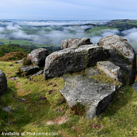 Buy canvas prints of Cloud inversion over the Derwent Valley by Chris Drabble
