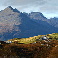 Buy canvas prints of Black Cuillin Country by Chris Drabble