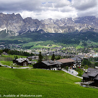 Buy canvas prints of Cortina d' Ampezzo by Chris Drabble