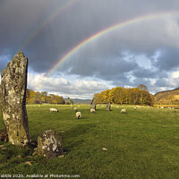 Buy canvas prints of Nether Largie Standing Stones by Chris Drabble