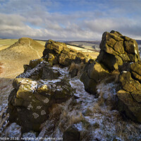 Buy canvas prints of Crook Hill in Winter by Chris Drabble