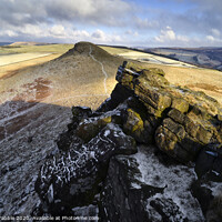 Buy canvas prints of Crook Hill in Winter by Chris Drabble
