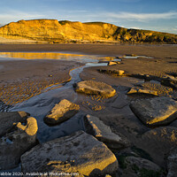 Buy canvas prints of Dunraven Bay by Chris Drabble