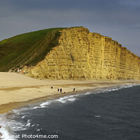 Buy canvas prints of East Cliff and Bridport sands by Chris Drabble