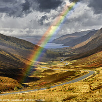 Buy canvas prints of Loch Maree and Glen Docherty by Chris Drabble