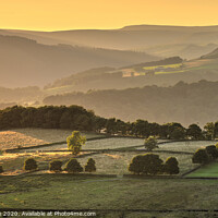 Buy canvas prints of Derwent Valley sunset by Chris Drabble