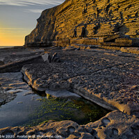 Buy canvas prints of Dunraven Bay, Southerndown (6) by Chris Drabble