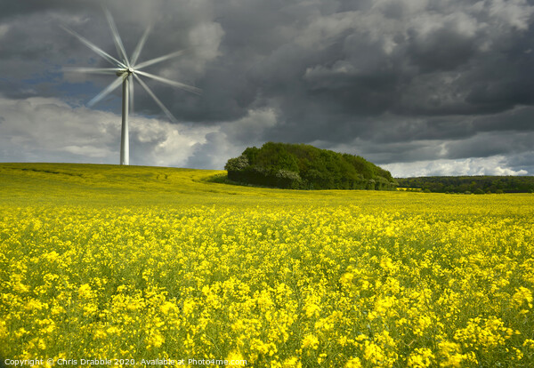 Energy and crop Picture Board by Chris Drabble